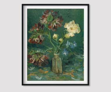 Bottle-with-Peonies-and-Blue-Delphiniums2